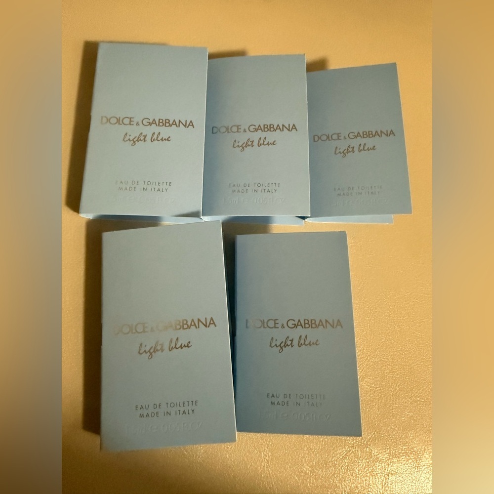 Set of 5 Dolce & Gabbana Light Blue